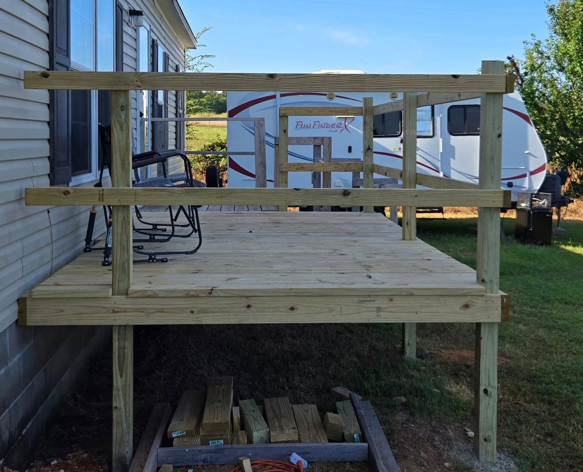 Deck Installation for D & D Handyman Services LLC in Cottonwood, AZ