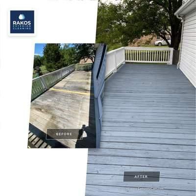 Deck Cleaning & Staining for Rakos Exterior Cleaning in Lynchburg, VA