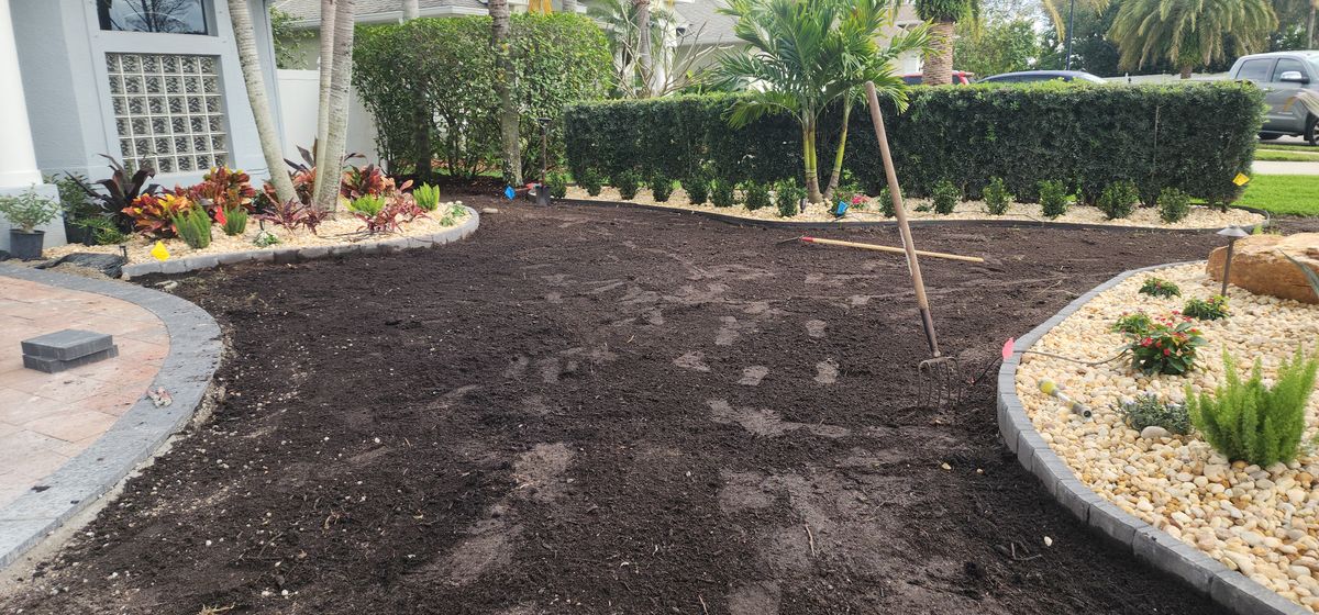 Landscape Installation for Epic Vine Design in Melbourne, FL