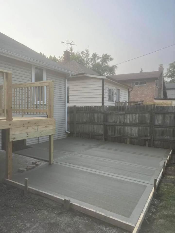 Patio Design & Installation for Luna Dynasty Concrete in Chicago, IL