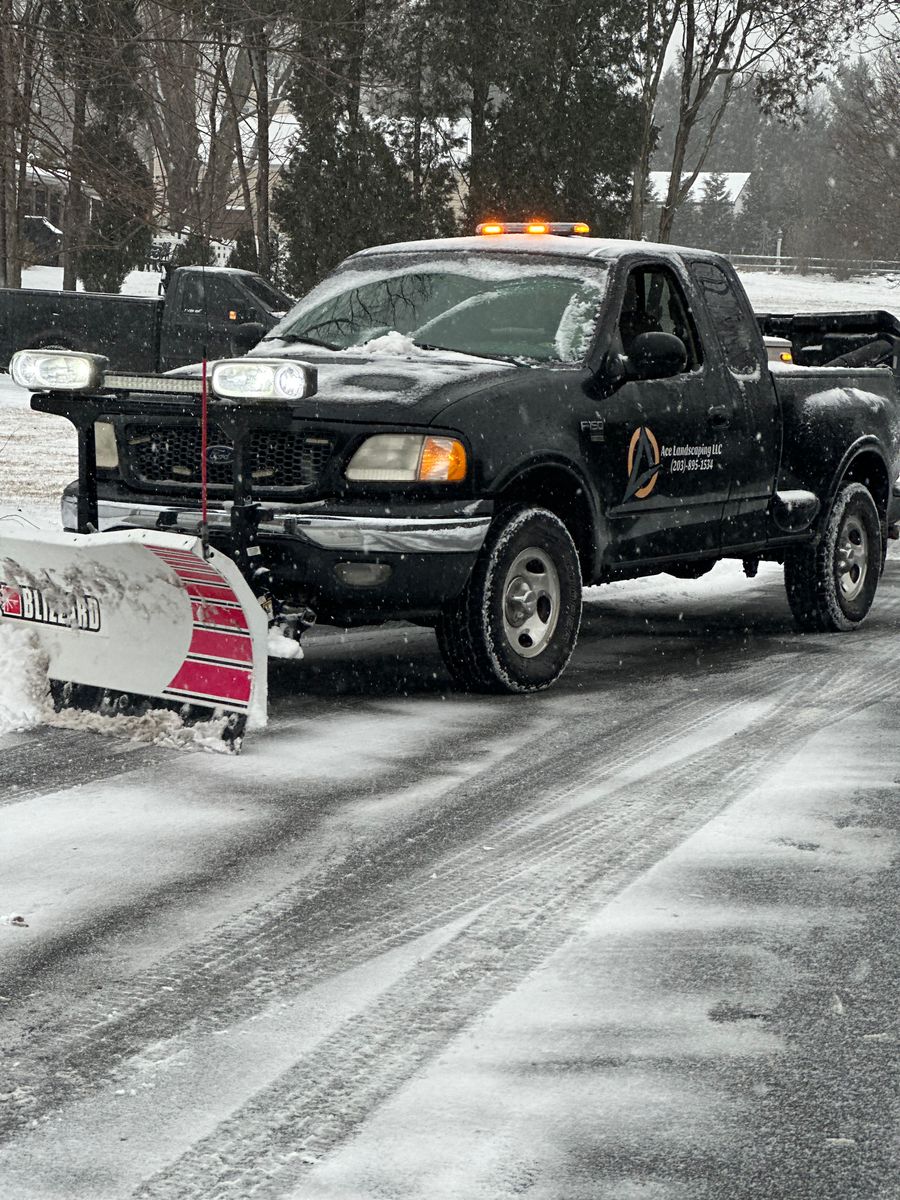 Snow & Ice Management for Ace Landscaping in Trumbull, CT