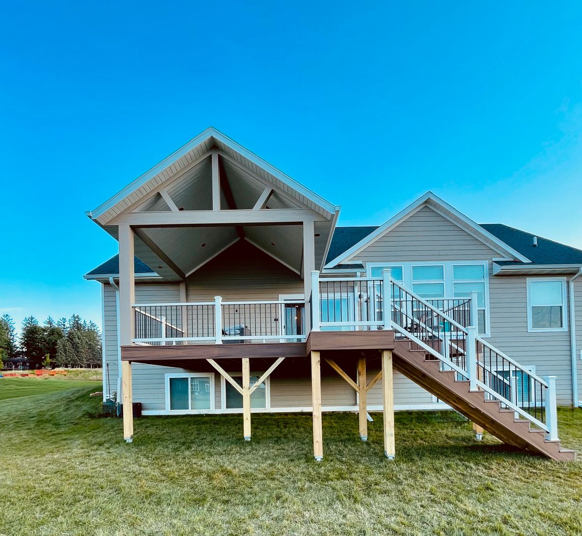 Porch Cover Building for Tru Frame Outdoor Structures in Menasha, WI