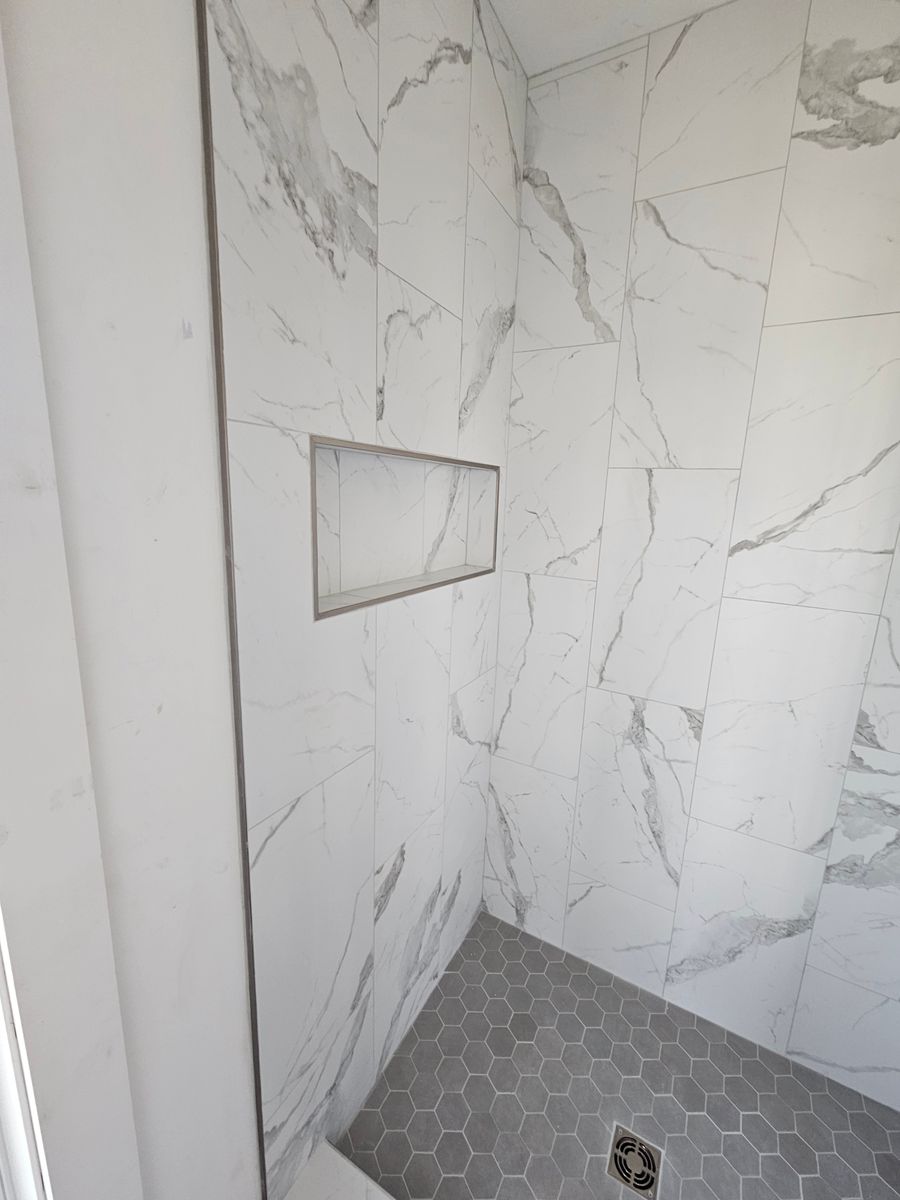 Custom Shower Tiling for Fulford Carpet and Tile in Holden Beach, NC