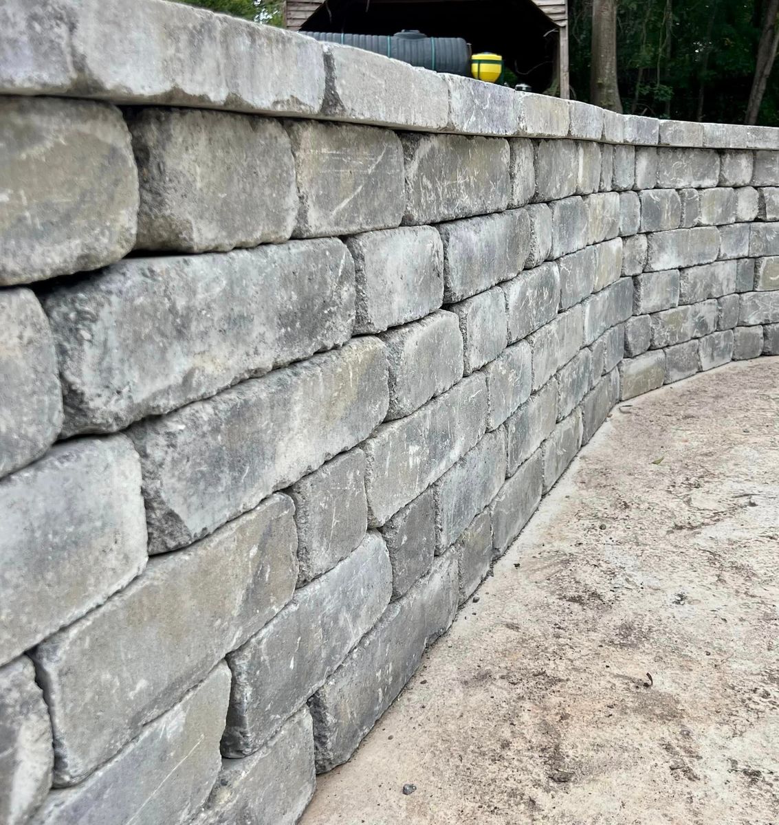 Retaining Wall Construction for Elite Landscaping LLC in Anderson, SC