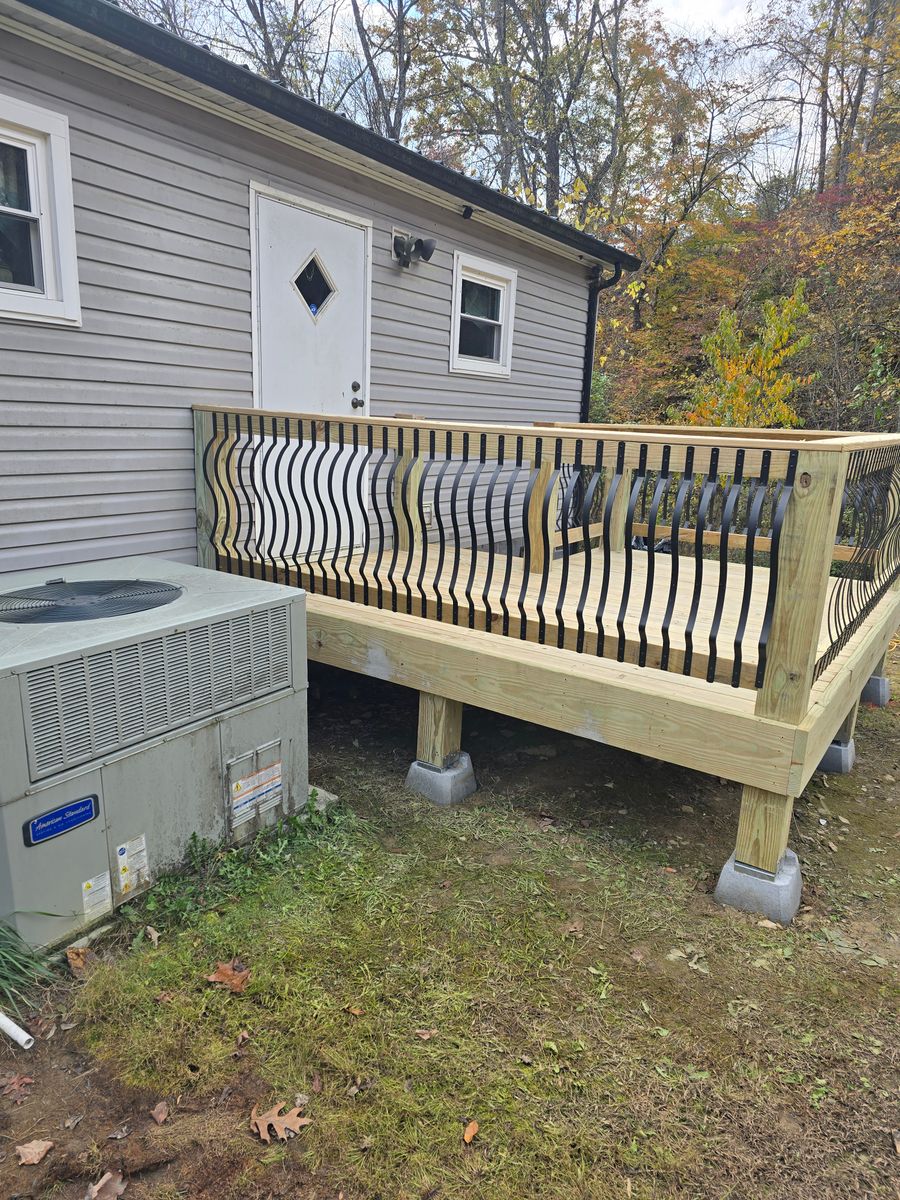 Deck Installation for The Handyman Viking in Dandridge, TN