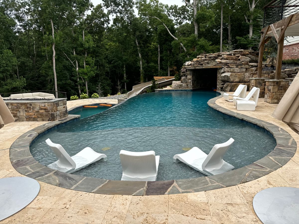 Custom Pool Construction for Fusion Contracting in North Georgia, GA