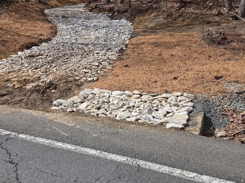 Drainage Work for MJS Excavating in Hardwick, MA