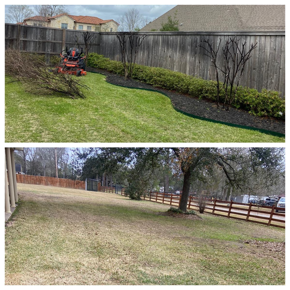 Mulch Installation for Texas Vision Lawn & Landscape in Beaumont, TX