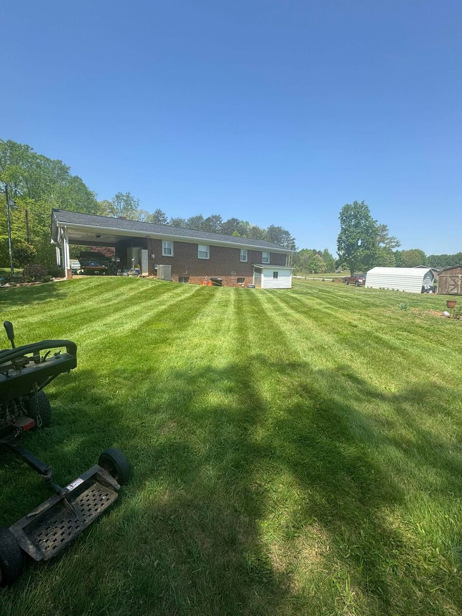 Mowing for Zotelo’s Lawncare LLC in Winston-Salem, NC