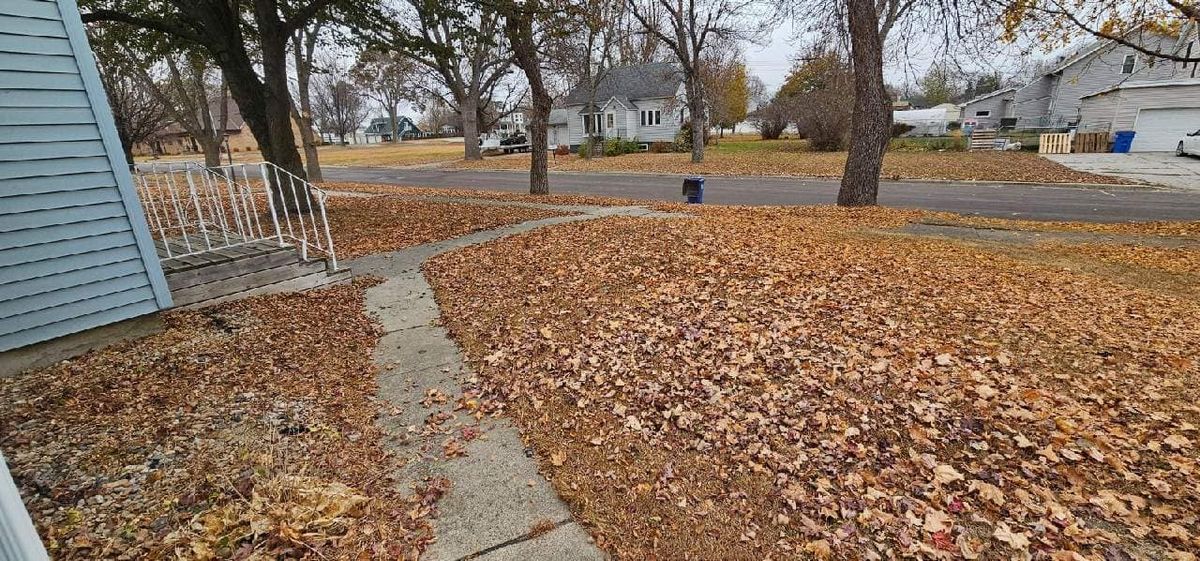 Fall Clean Up for A-N-H Lawn Care in Madison, MN