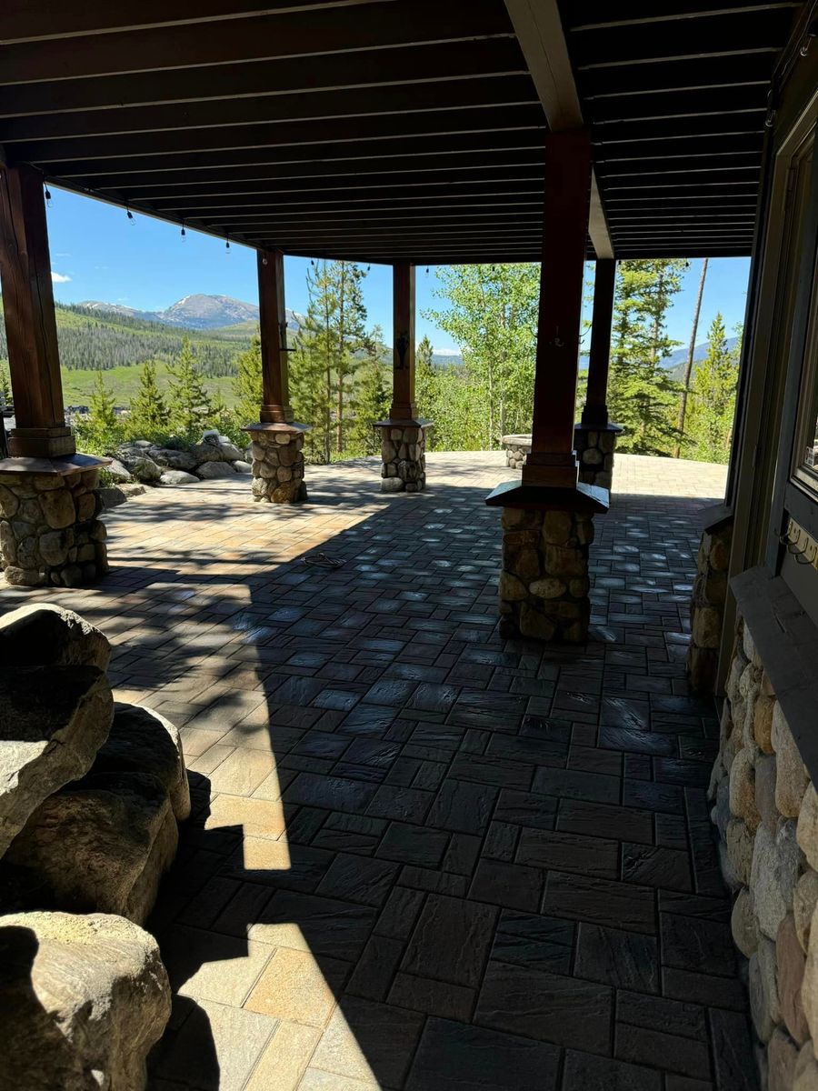 Patio Design & Construction for EHJP Masonry in Silverthorne, CO