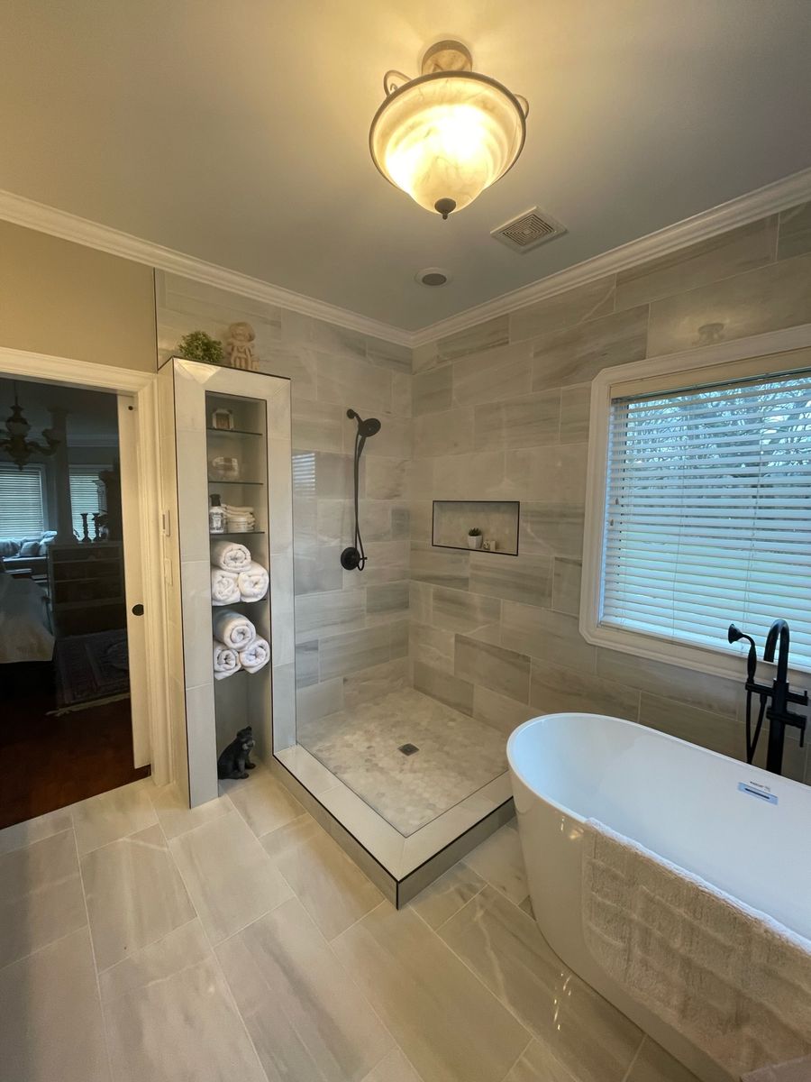 Tiling for JDI Customs in Nashville, TN