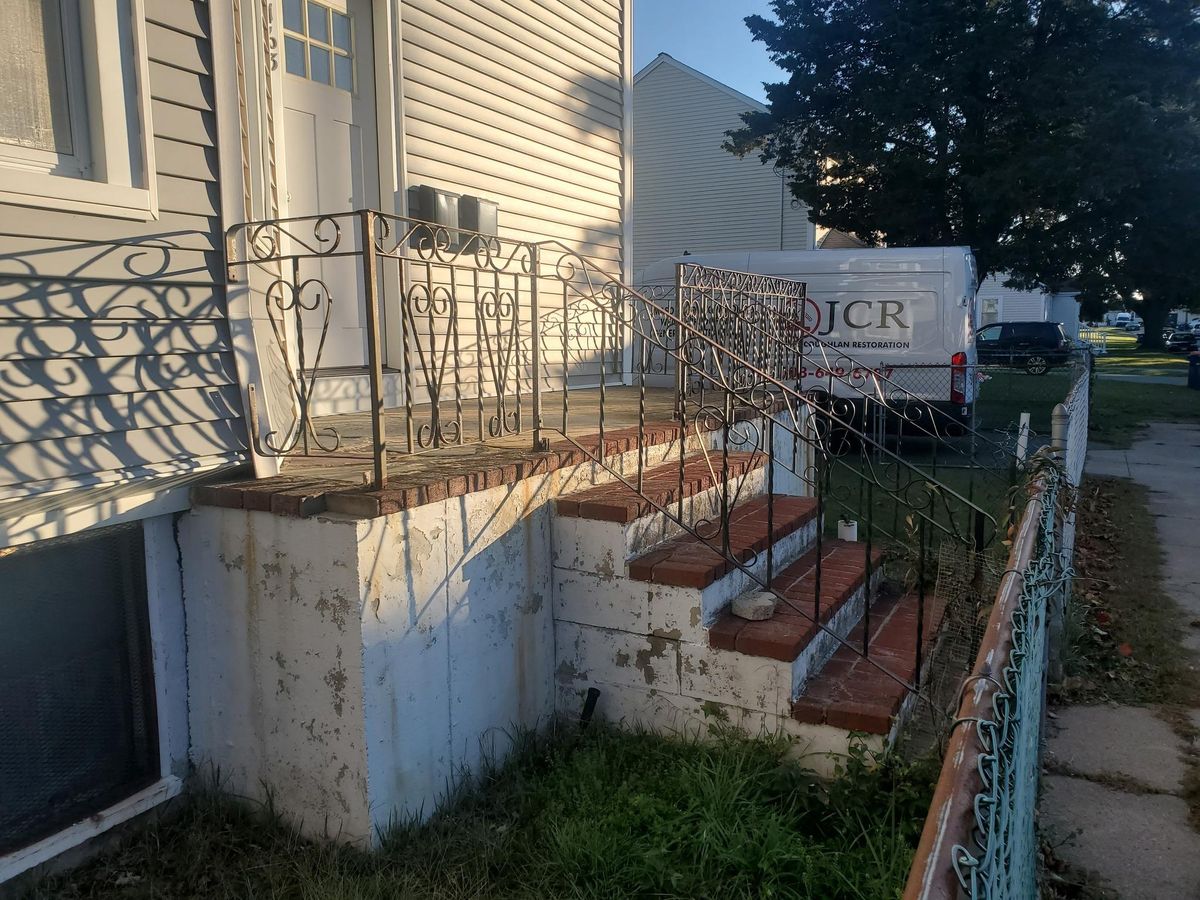 Step Installation for James T. Coughlan Restoration in Brockton, MA