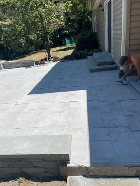 Patio Design & Construction for McClelland Masonry in West Long Branch, NJ