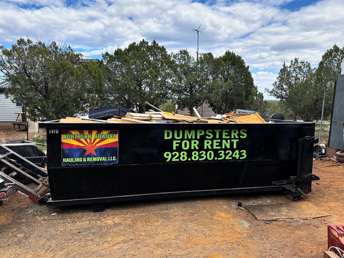 Dumpster Rentals for Northern Arizona Hauling and Removal LLC in Prescott, AZ