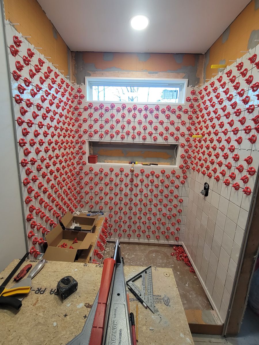 Tile Installation for GVL Renovations in Greenville, SC