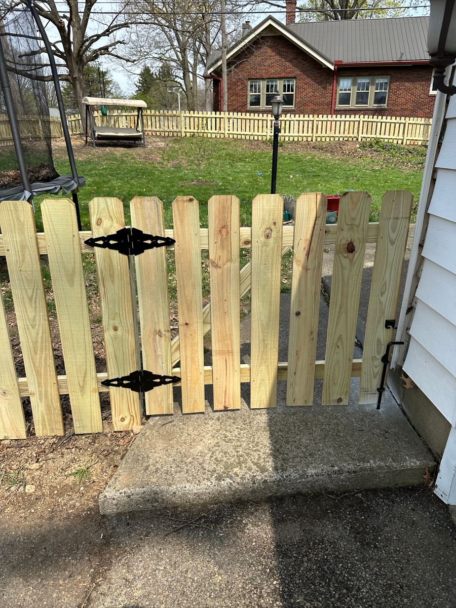Gate Installation for TMP Fence in Xenia, OH