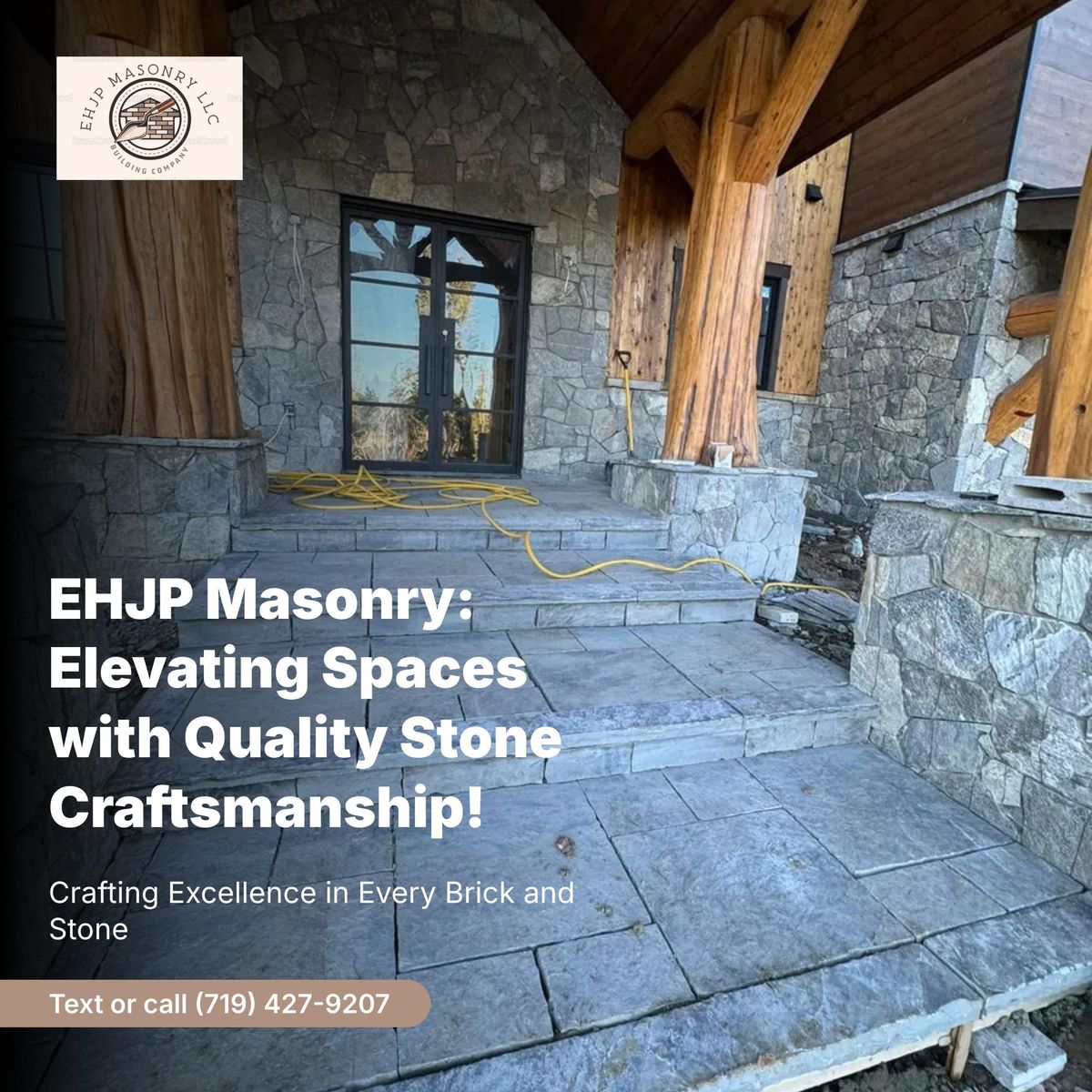stone work for EHJP Masonry in Silverthorne, CO
