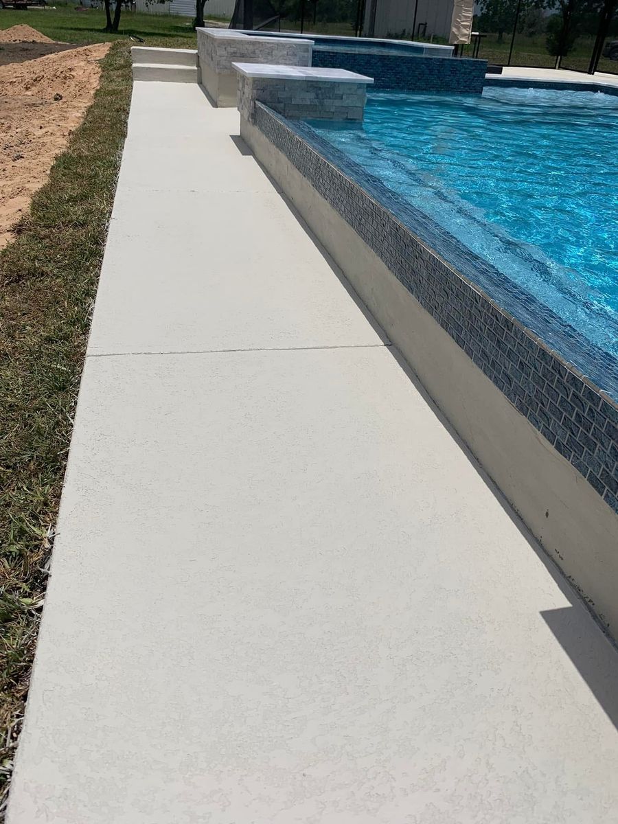 Concrete Slab Construction for NG Concrete Services in Houston, TX