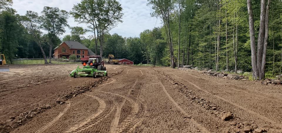 Site Grading for R McK Excavating in Lake Ariel, PA