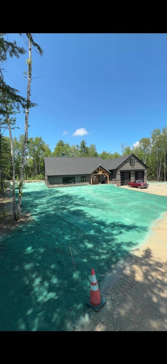 Hydroseeding for Gray Earthworks in Levant, ME