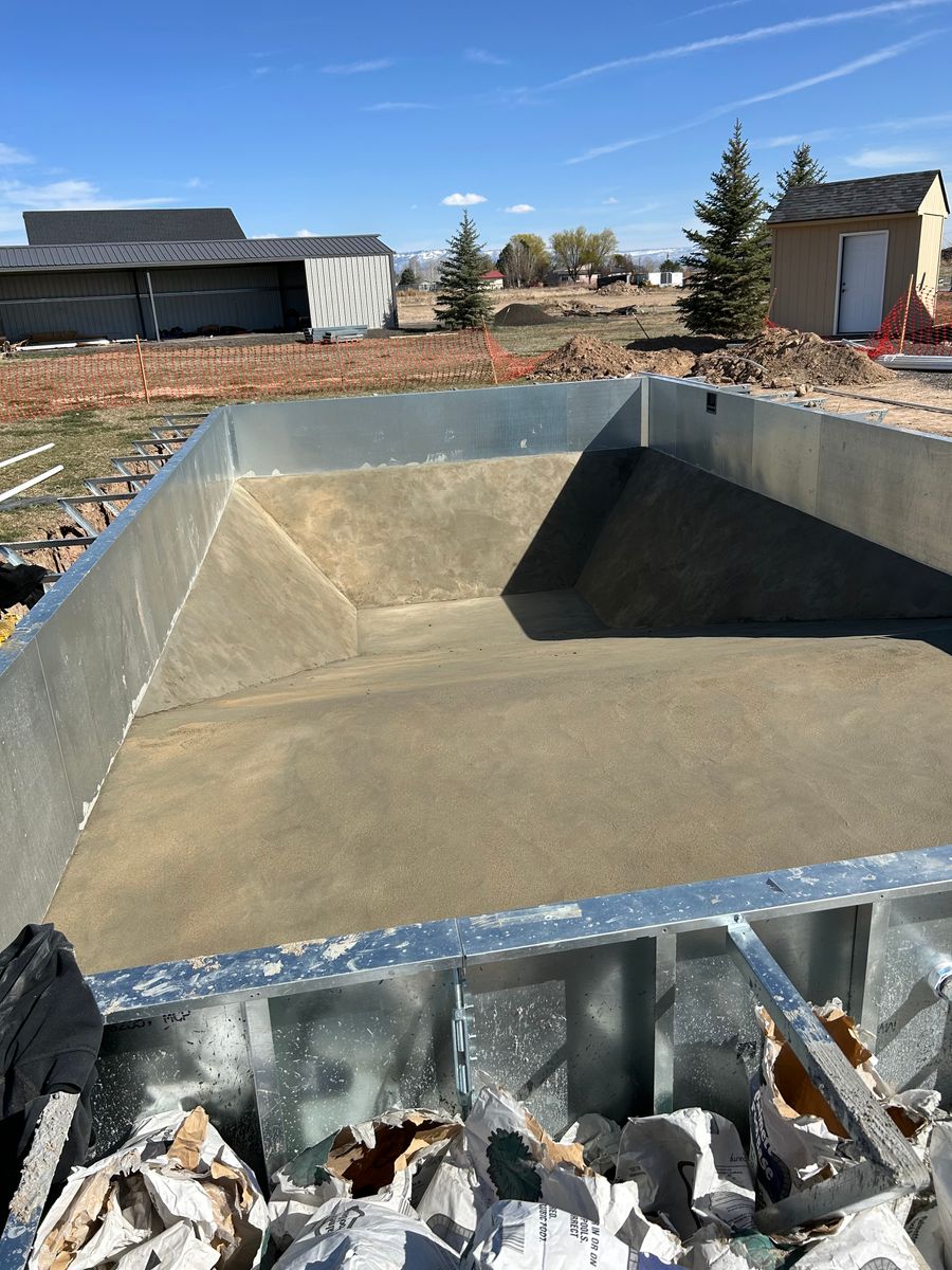 Pool Decks and Pool Bottoms Installation for RE Concrete LLC in Aspen, CO