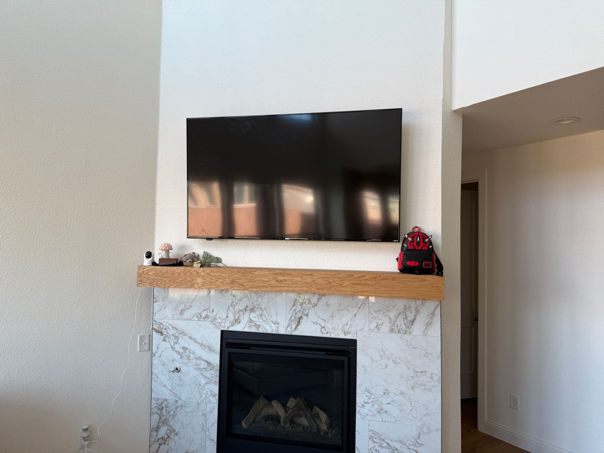 TV mounting for Light It Up AV and Turf in Keller, TX
