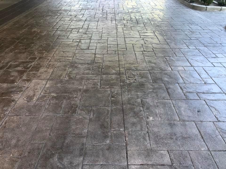 Stamped Concrete Installation for Inline NW in Seattle, WA