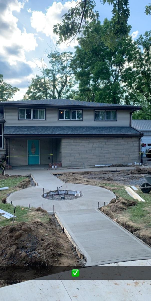 Concrete Slab Construction for Tri County Enterprises in Benton, PA