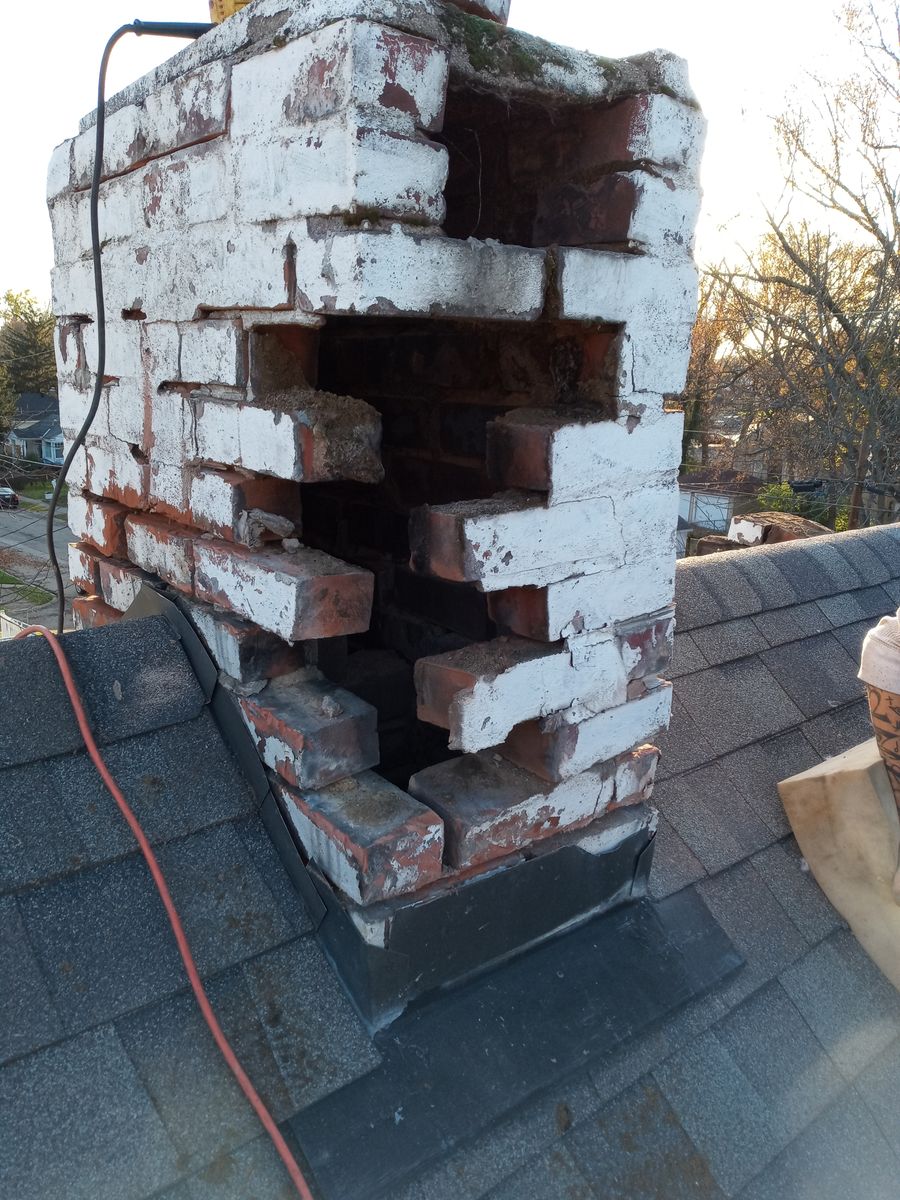 Chimney flashing for Precious Roofing in Madeira, OH