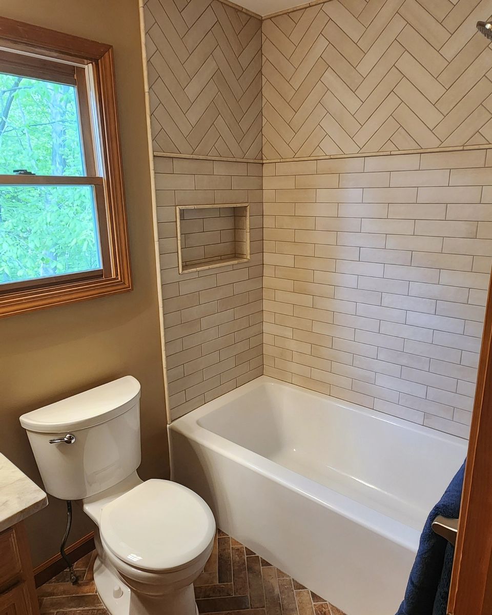 Bathroom Renovation for D&K Customs in Brighton, MI