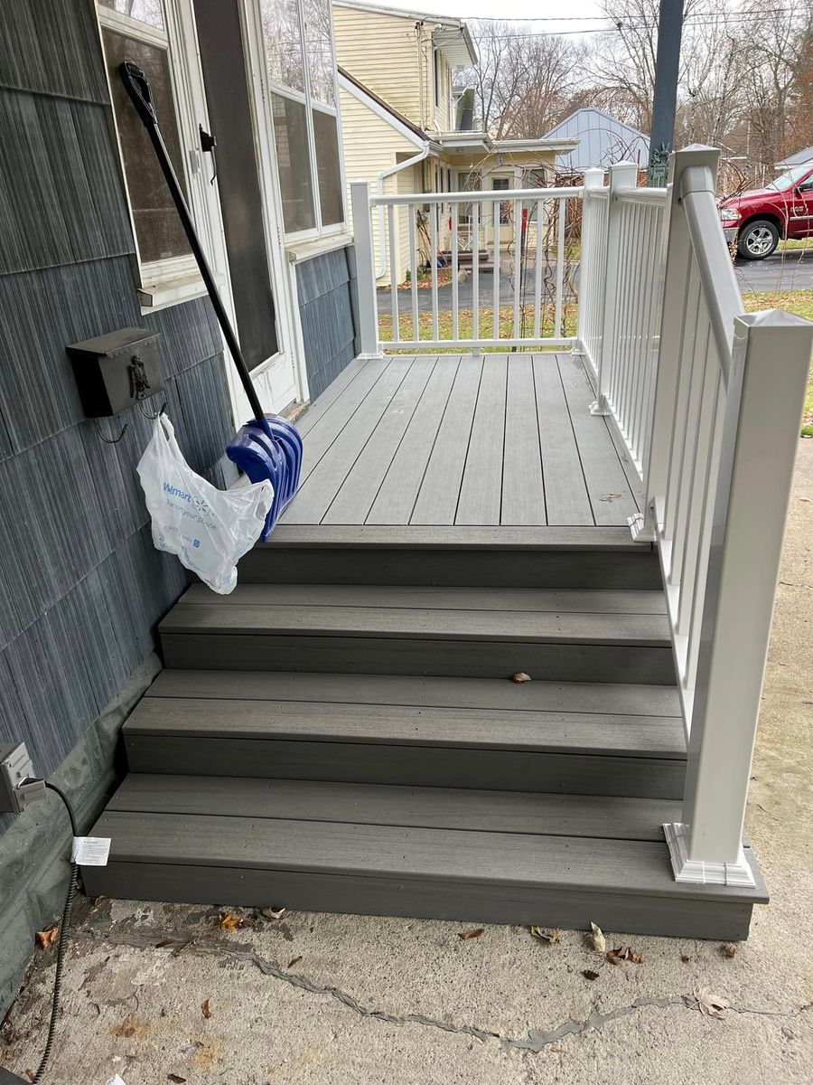 Deck & Patio Installation for Mapes Builders in Alma, MI
