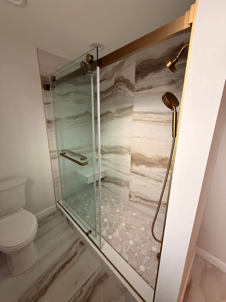 Bathroom renovations for Bassett Construction LLC in Groveland, MA