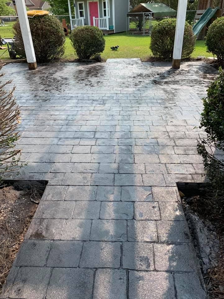 Patio Design & Installation for Concrete Cowboyz in Greenville, NC