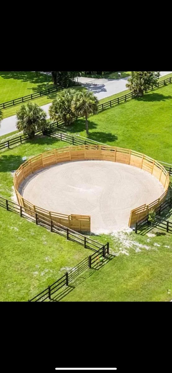 Round Pens for Florida Native Equestrian Development in Central Florida, FL