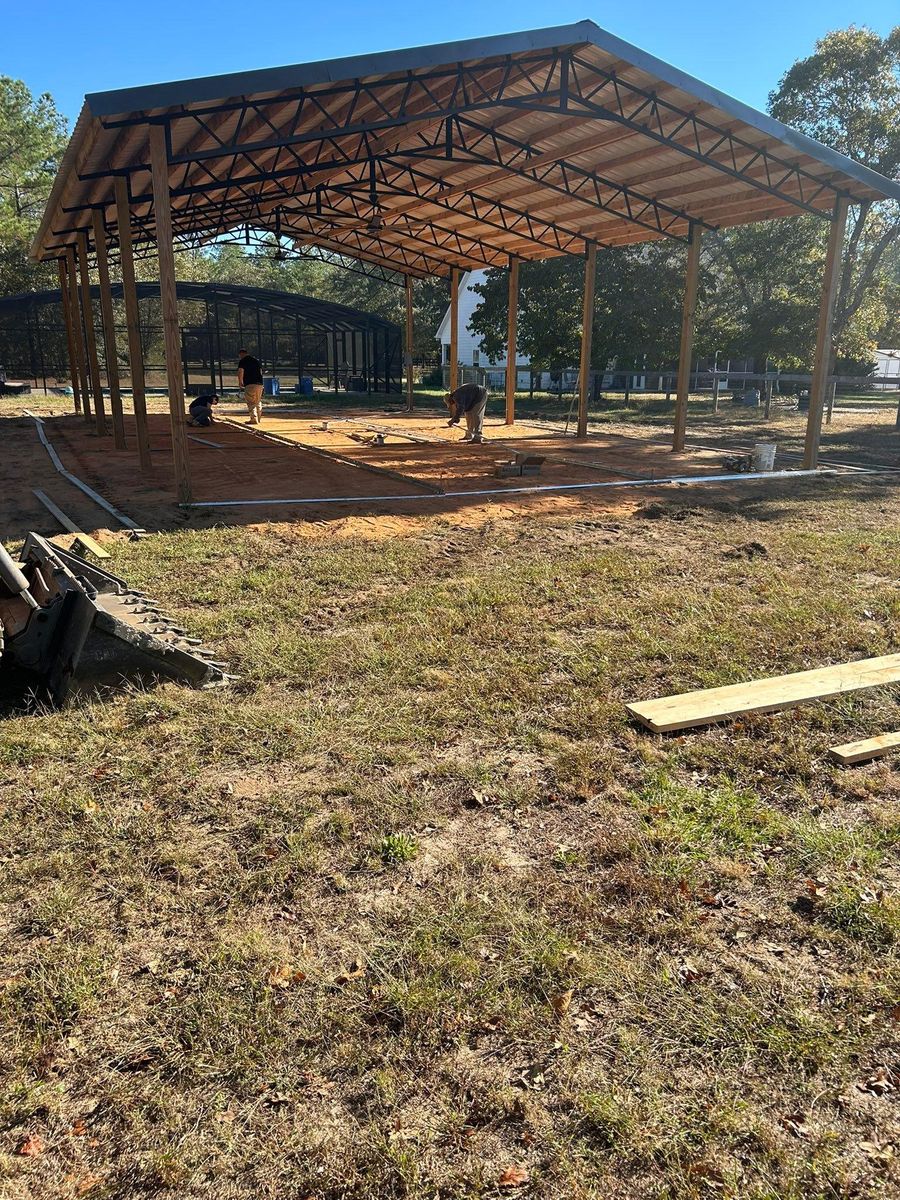 Concrete Slab Construction for Big League Concrete and Grading in Batesburg-Leesville, SC