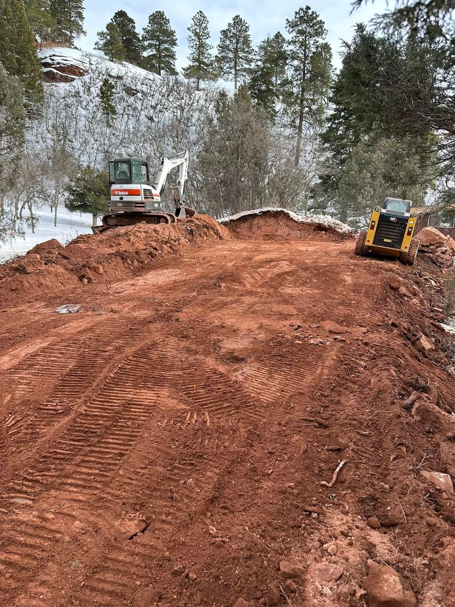 Leveling for West Creek Excavation in Montrose, CO