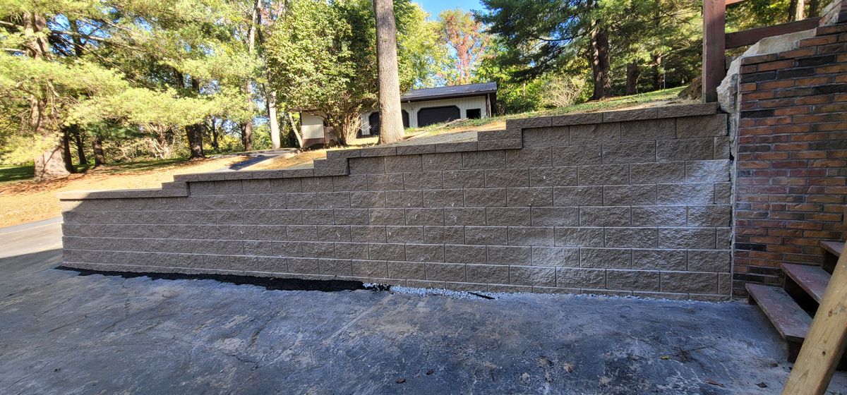 Landscape Installation for VQ Land & Stone in St. Louis, MO