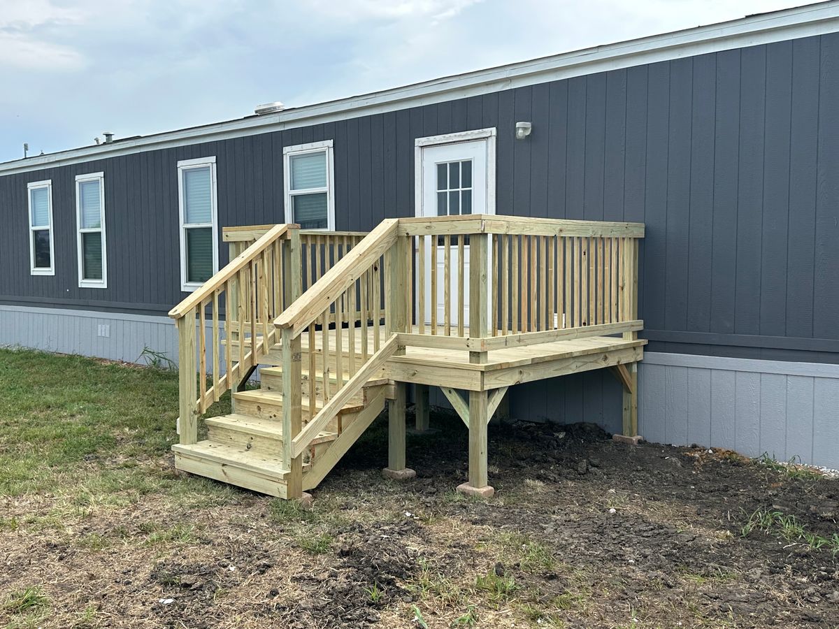 Deck Installation for Timberline Deck & Patio in Covington, TX