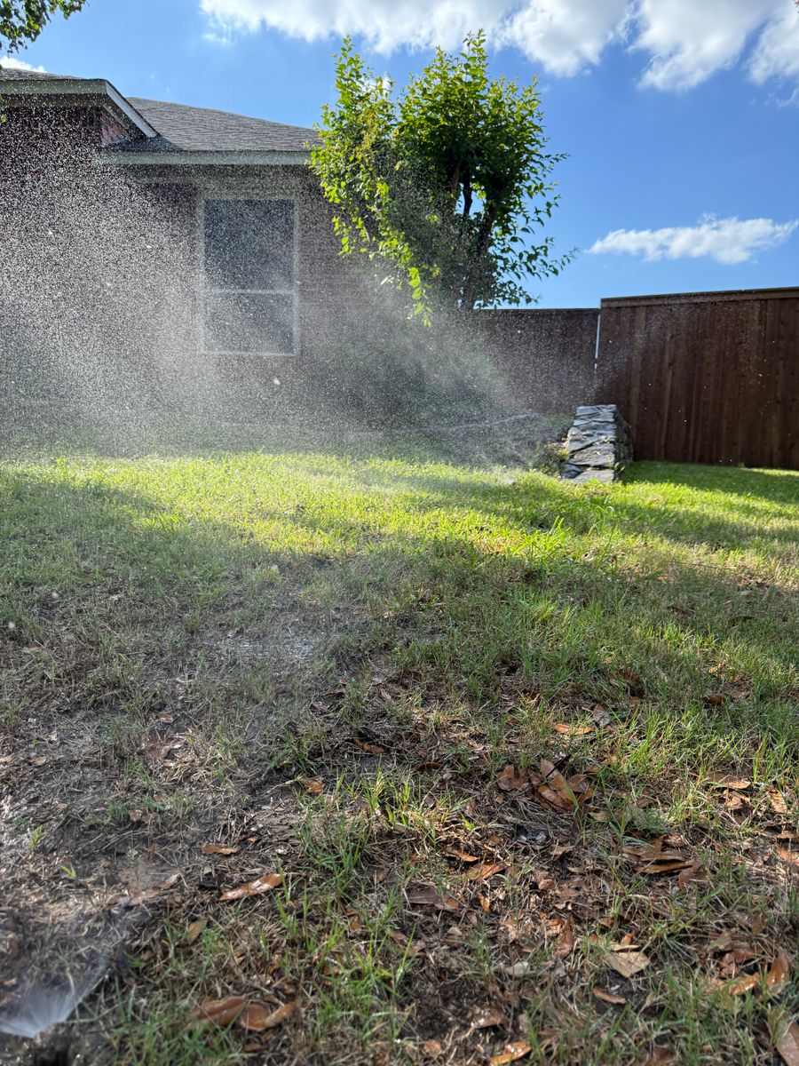 SOD Installation for Light It Up AV and Turf in Keller, TX