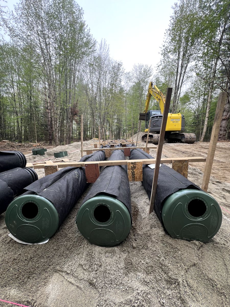 Foundation Digging for Andy Naylor Excavation in Johnson, VT