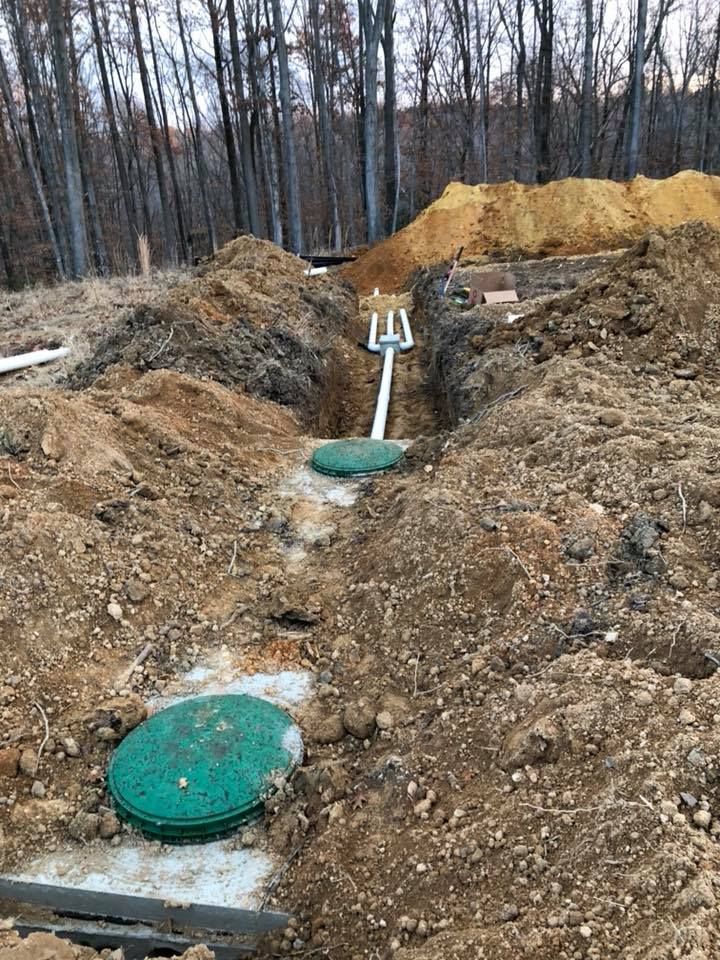 Septic Tank Installation for Herbert Excavating in Hughesville, MD