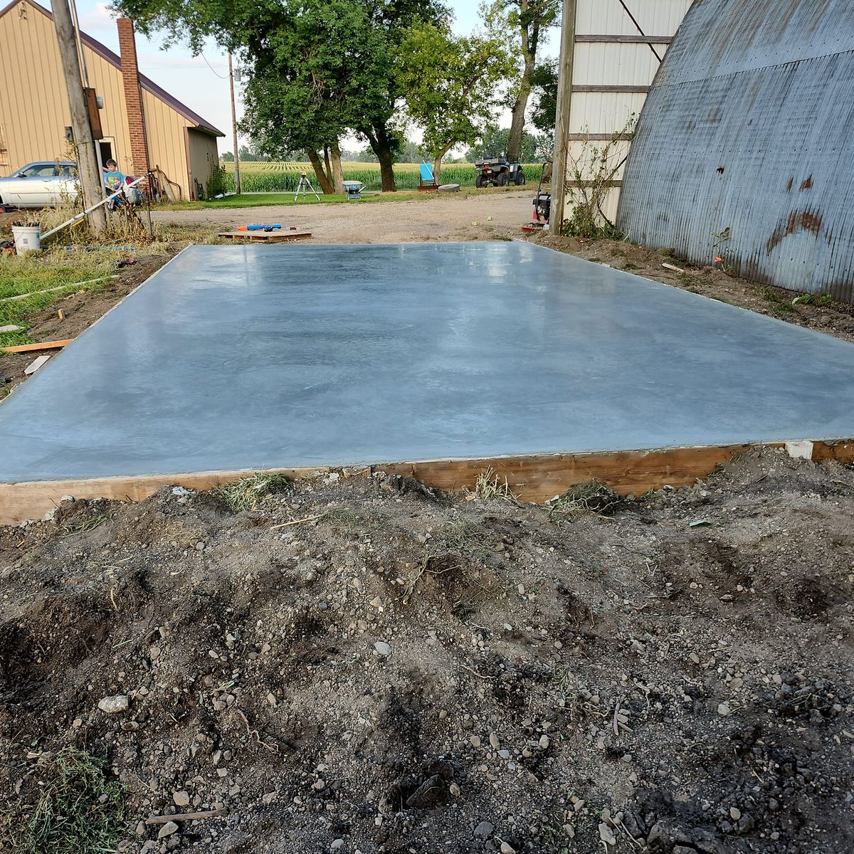 Concrete Slab Construction for Cousins Construction in Murdock, MN