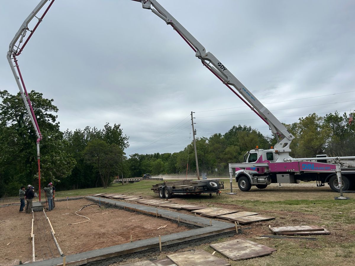 Boom Pump Services for Omni Construction Product in Wichita, KS
