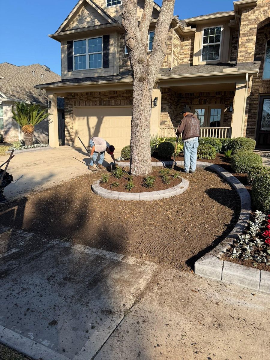 Landscaping for Texas Curb N Borders in Houston, TX