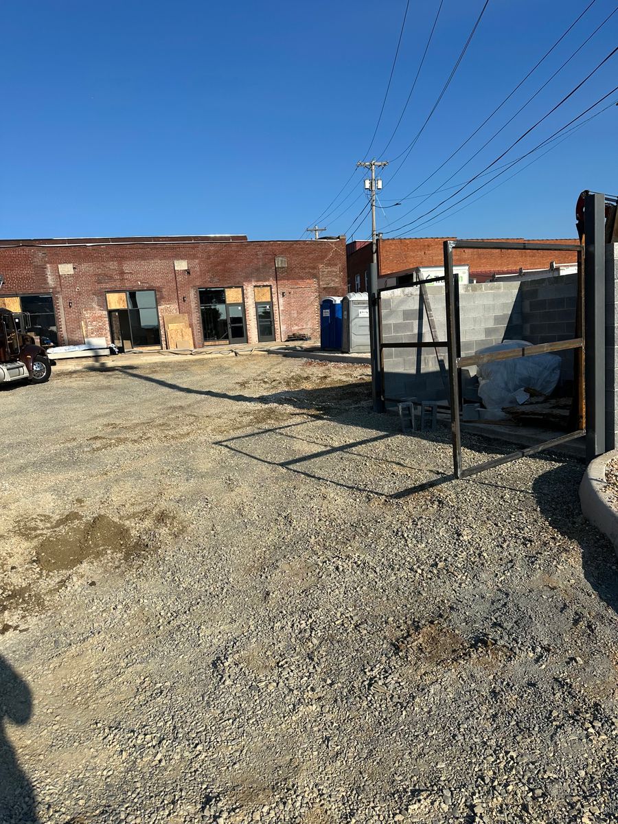 Grading for James R Carter Paving in Roanoke, VA