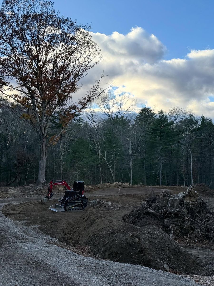Sitework for Triple C’s Excavation in Ashford, CT