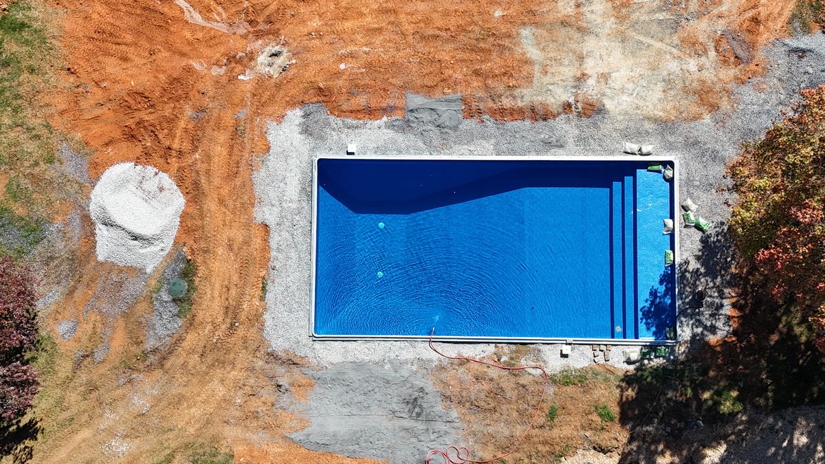 New Pool Construction for Mattox Residential Services in Augusta County, VA