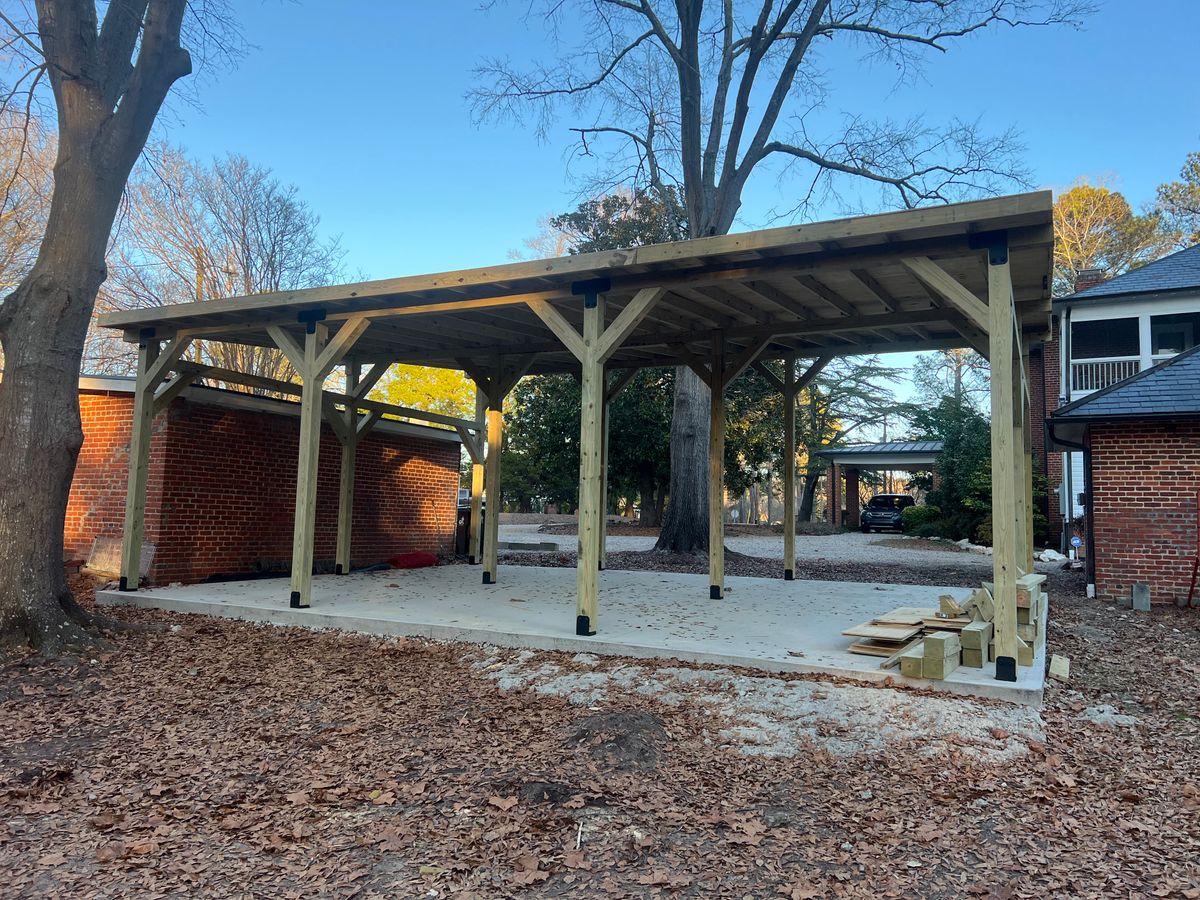 Open Pole Barn for NC Property Works, LLC in Johnston County, NC