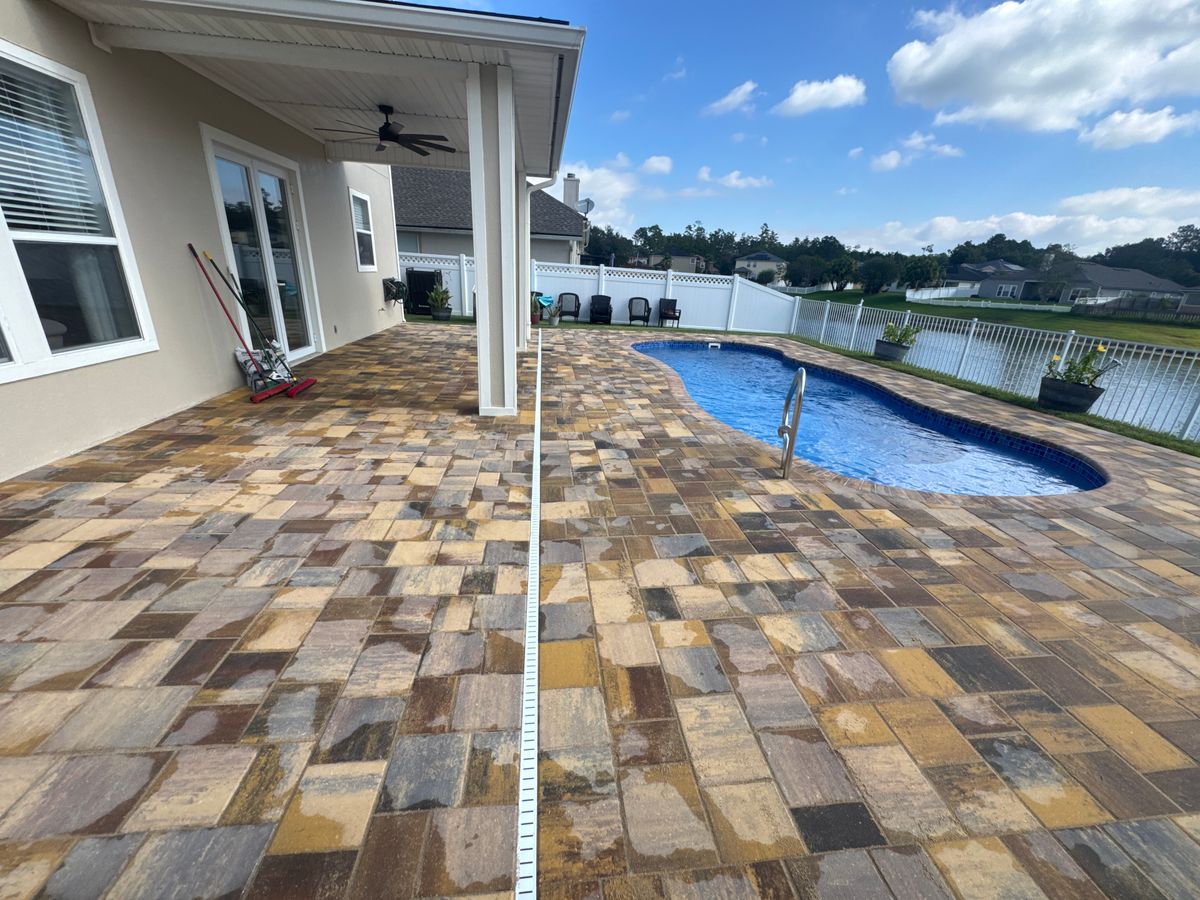 Driveway and Sidewalk Cleaning for Patriotic Pressure Washing & Paver Sealing in Green Cove Springs, FL